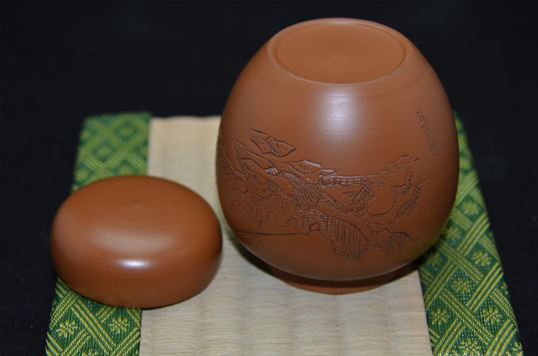 常滑焼 舜園作 茶壺 茶心壷 茶入 ナツメ 急須 常滑焼 舜園